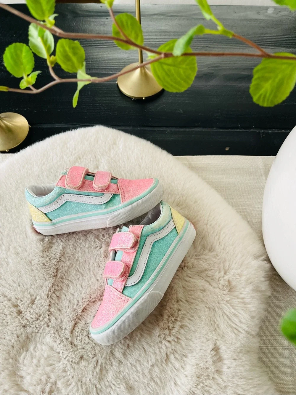 Vans cor sparkle shoes sz 11.5 kids